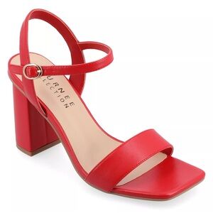 NIB Journee Tivona Dress Heels Red Size 9
